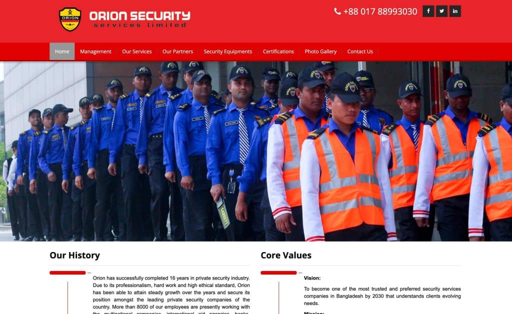 Orion Security Services Limited
